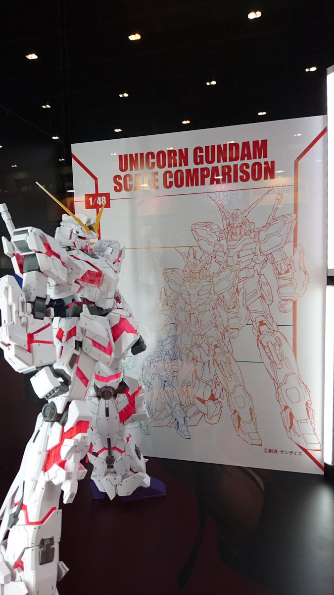 Mega Size Model 1/48 Unicorn Gundam (Destroy Mode) by Bandai