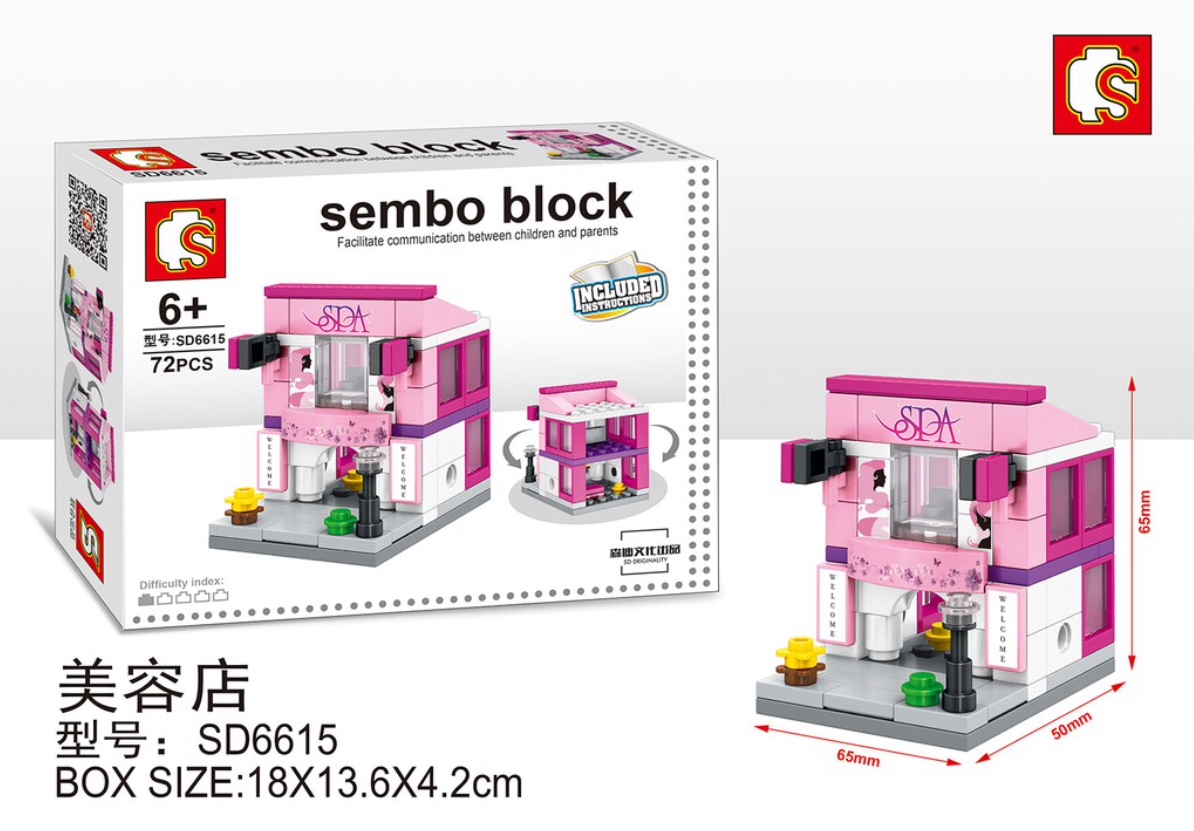 Sembo Block - SD6608-6615 (Set of 8)