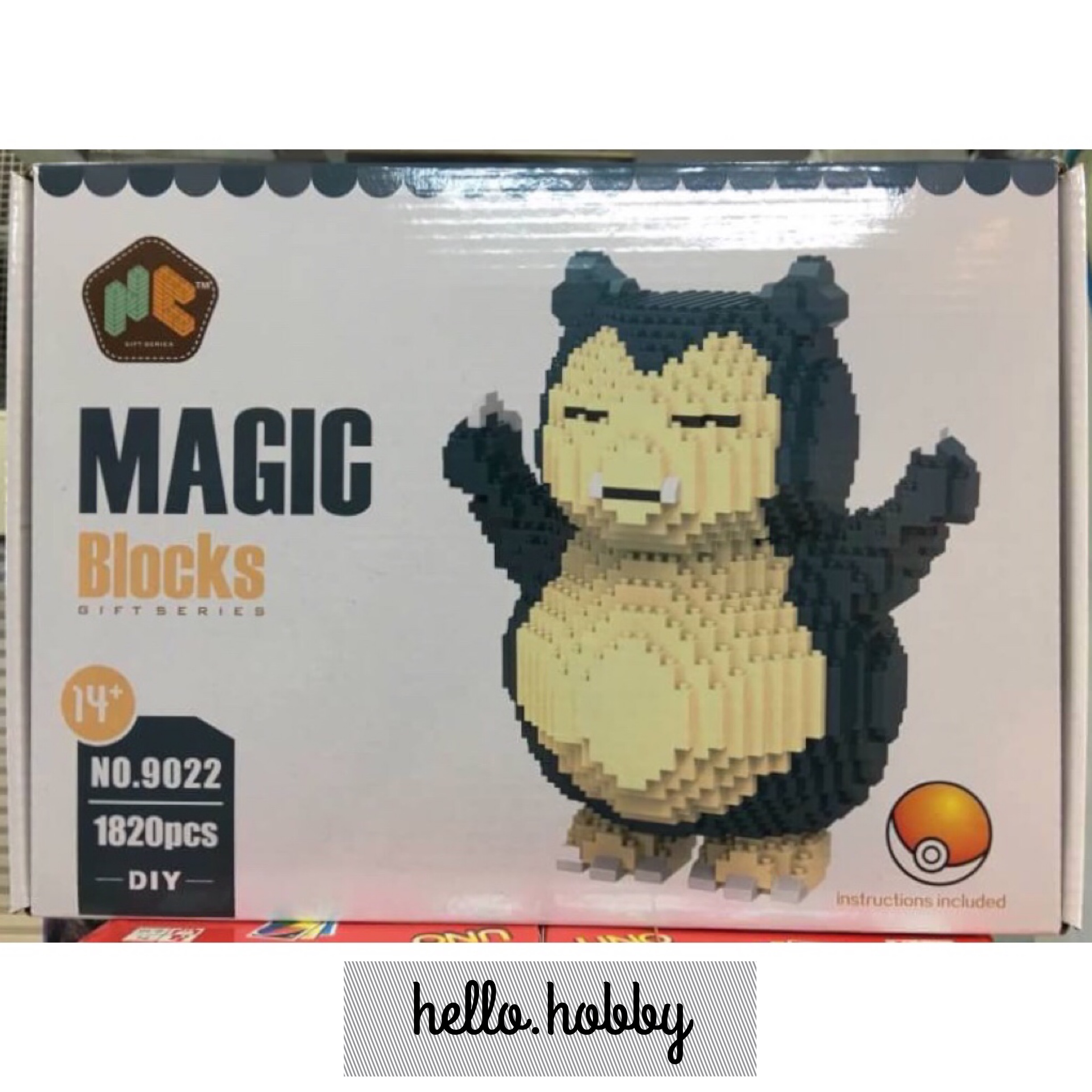 HC Magic 9022 Pokemon Snorlax 1820pcs