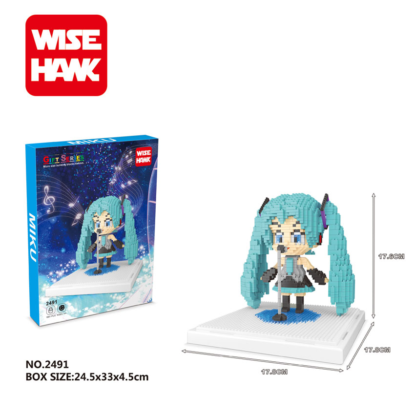 Wise Hawk 2491 Hatsune Miku 1681pcs