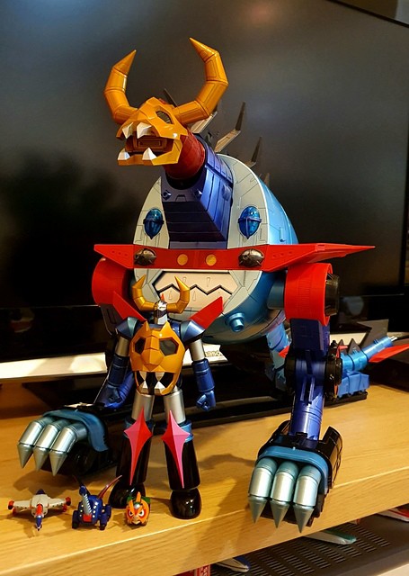 Soul of Chogokin - GX-100 Gaiking & Daiku Maryu (with Initial Release Bonus Item) by Bandai (มีกล่องน้ำตาล)