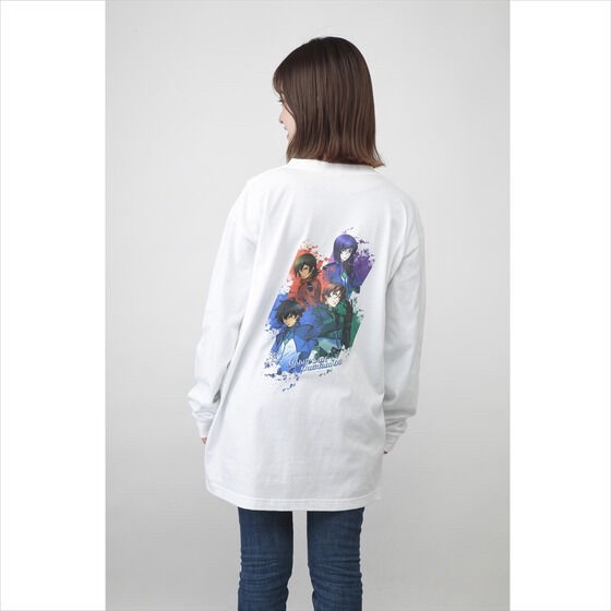 PRE-ORDER : Mobile Suit Gundam 00 Character Illustration Long Sleeve T-shirt