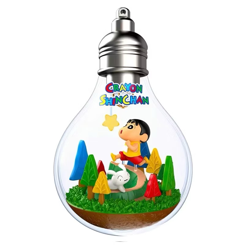 โมเดลได้ 1 ตัว - Crayon Shinchan - Adventure in The Light Bulb Series by Lianyu (มีไฟ)