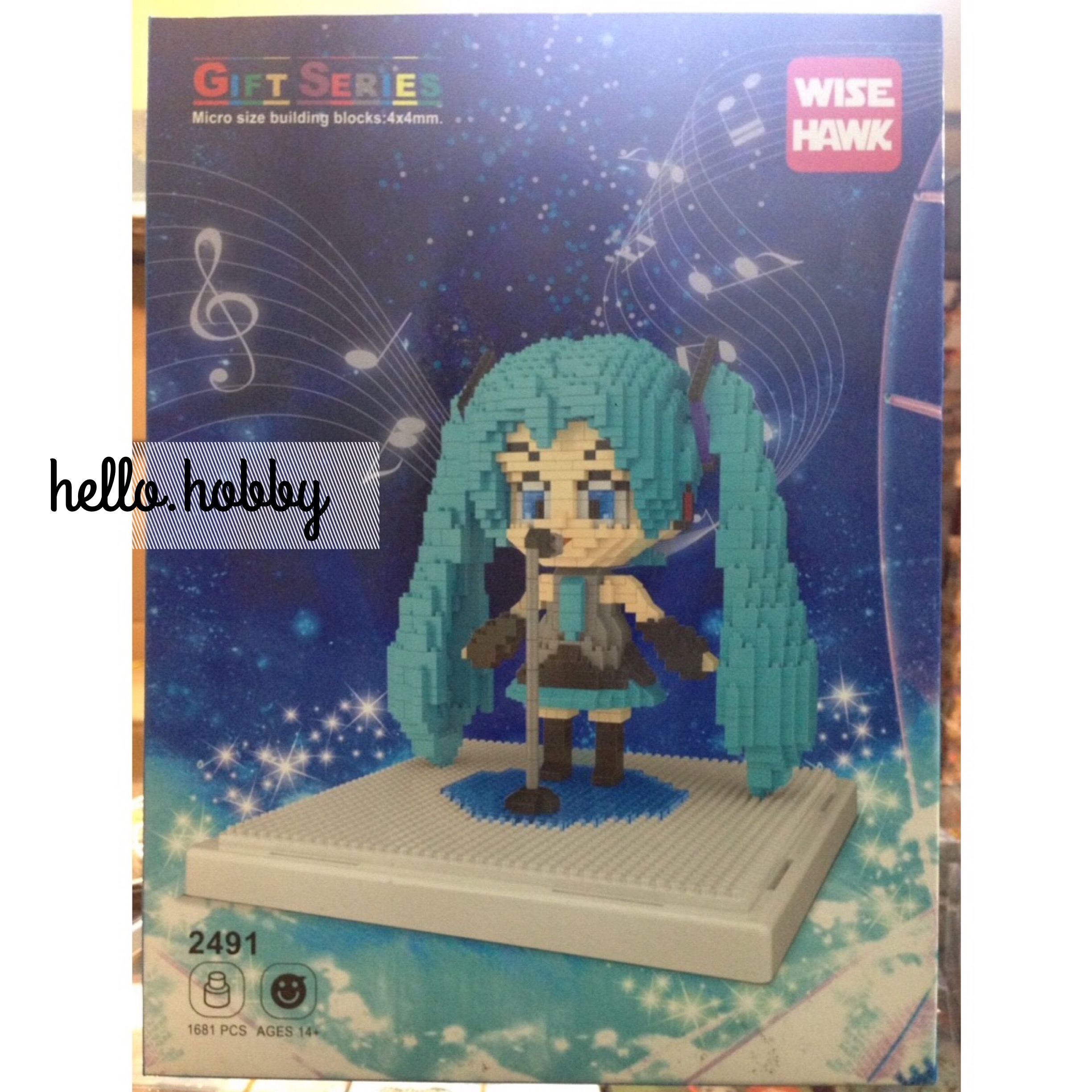 Wise Hawk 2491 Hatsune Miku 1681pcs