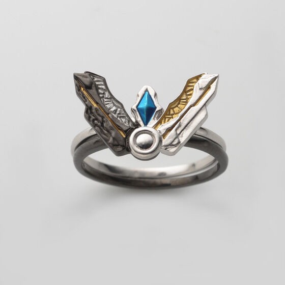 PRE-ORDER : Ultraman Trigger Guts Sparklence & Black Sparklence Silver925 Ring Set