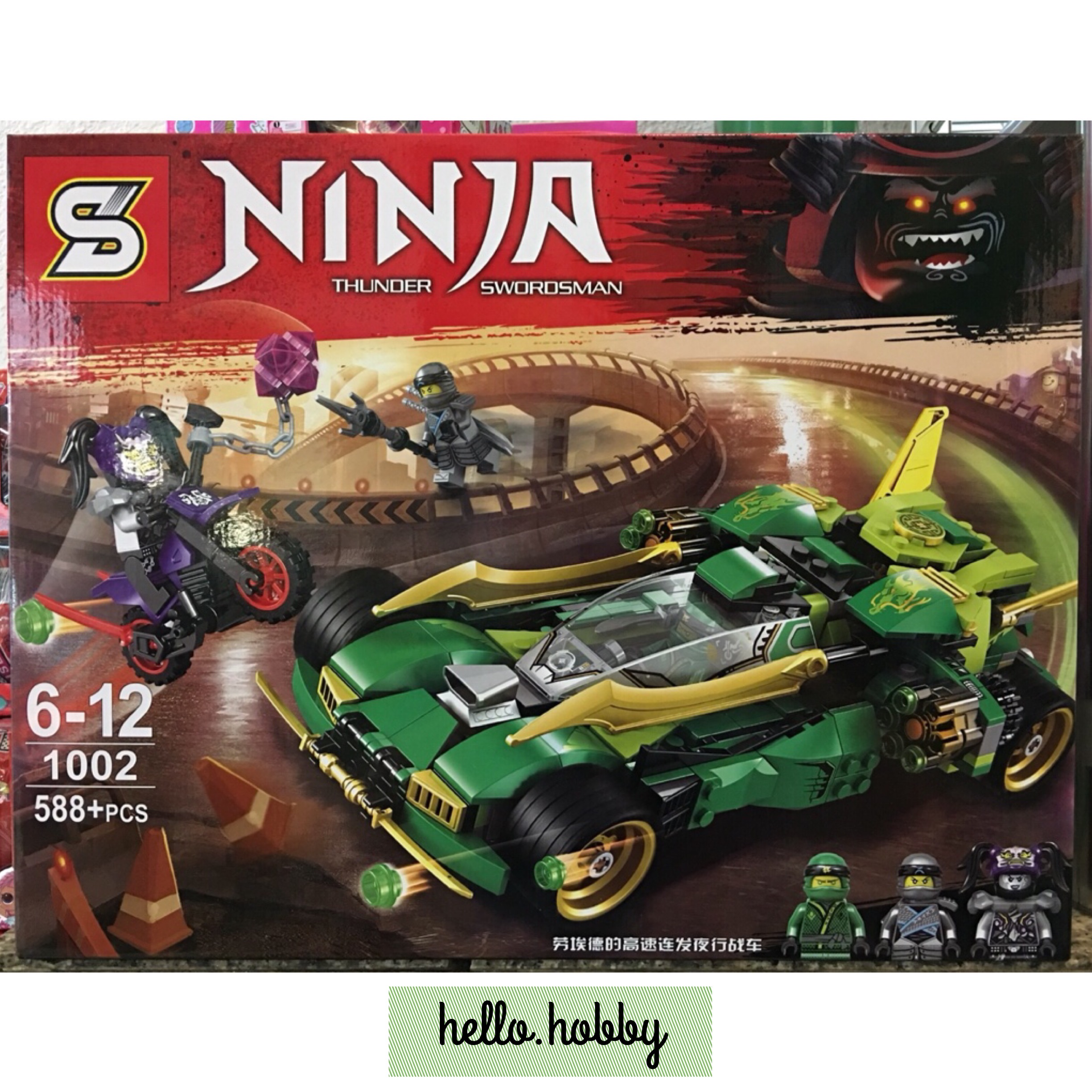 SY 1002 Ninjago Ninja Nightcrawler 588pcs