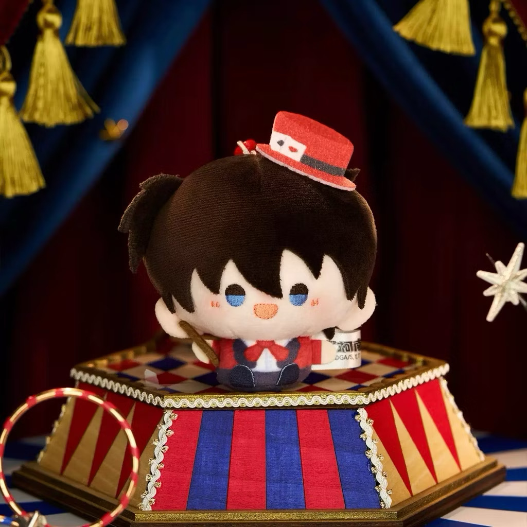 ตุ๊กตาพวงกุญแจ MINIDOLL - Detective Conan - Magic Stage Series - Round Keychain Plush Toy by SCLA