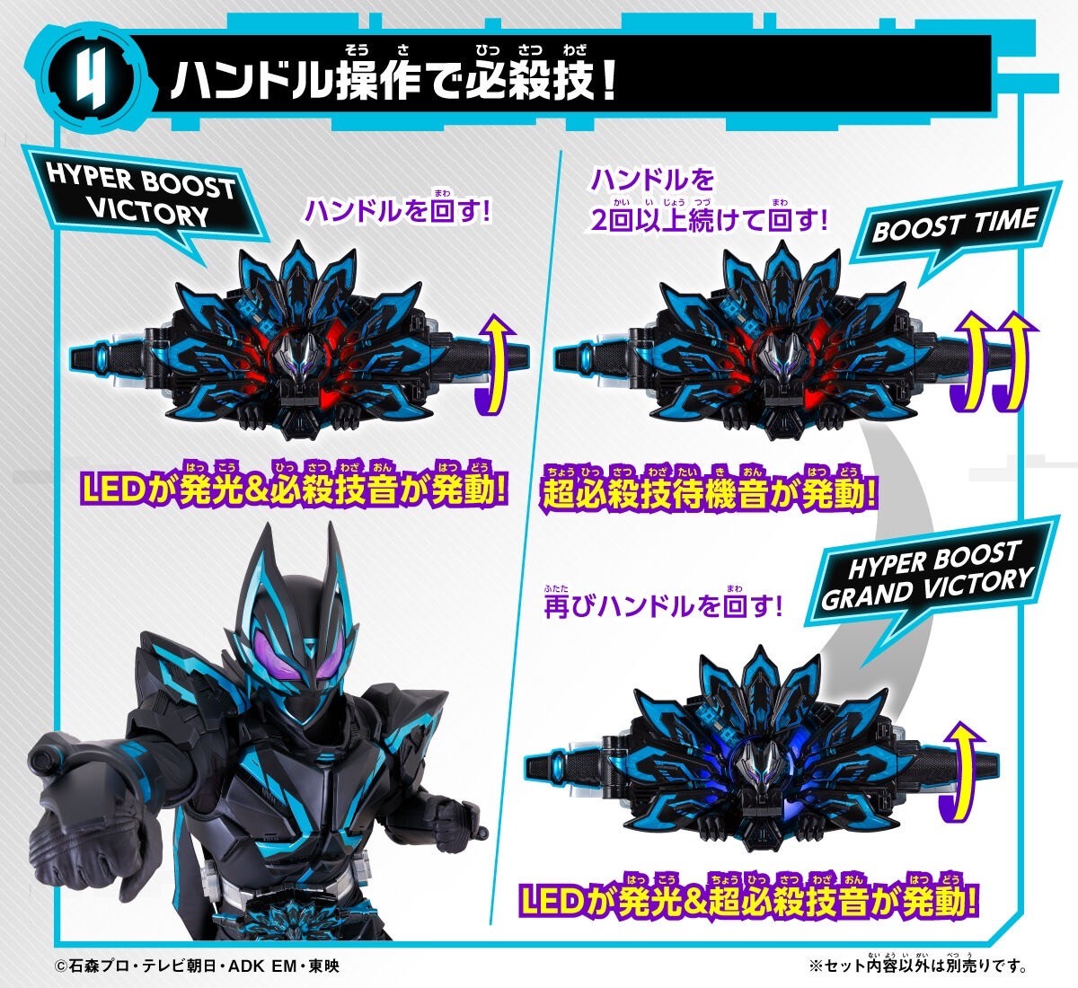 Masked Rider Geats - DX X Geats Raise Buckle by Premium Bandai (Limited)