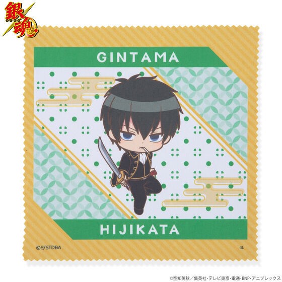 PRE-ORDER : [Hapikuro!] Gintama SD Pattern Mini Cloth (8 types in total) (Random)