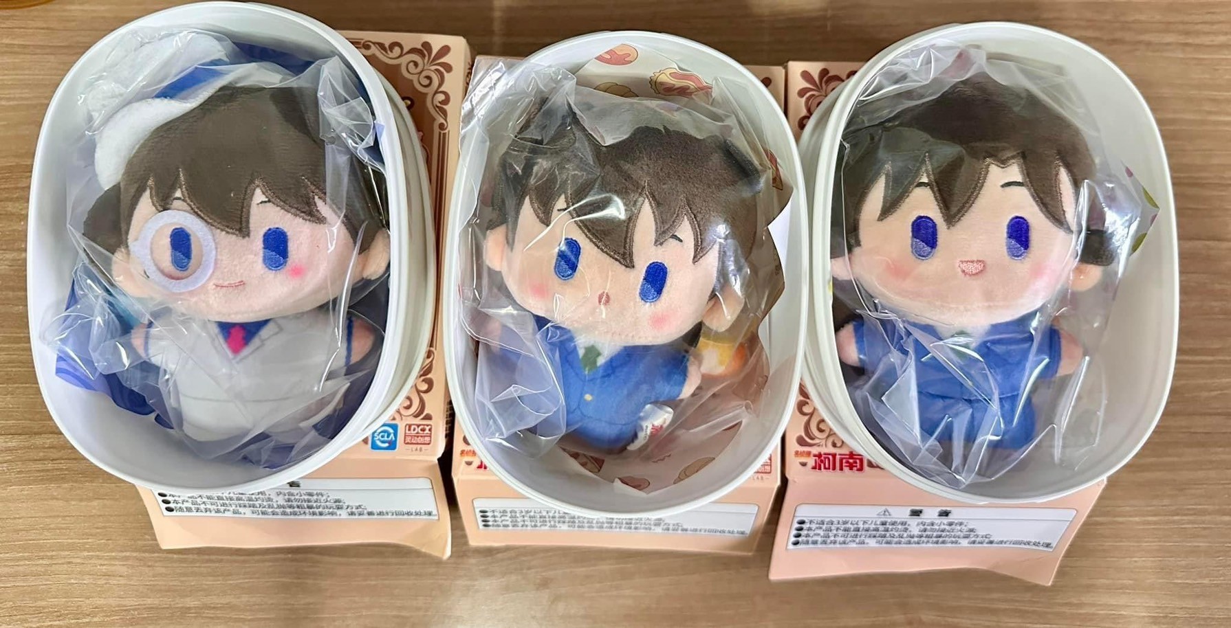 ตุ๊กตาพวงกุญแจโคนัน - Detective Conan - Yummy Box - Cafe Plush Series by LDCX