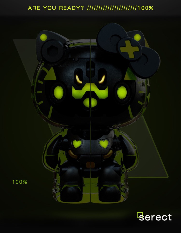 Mecha Hello Kitty Vol.01 Series Blind Box by Lam Toys (Set of 6+1)