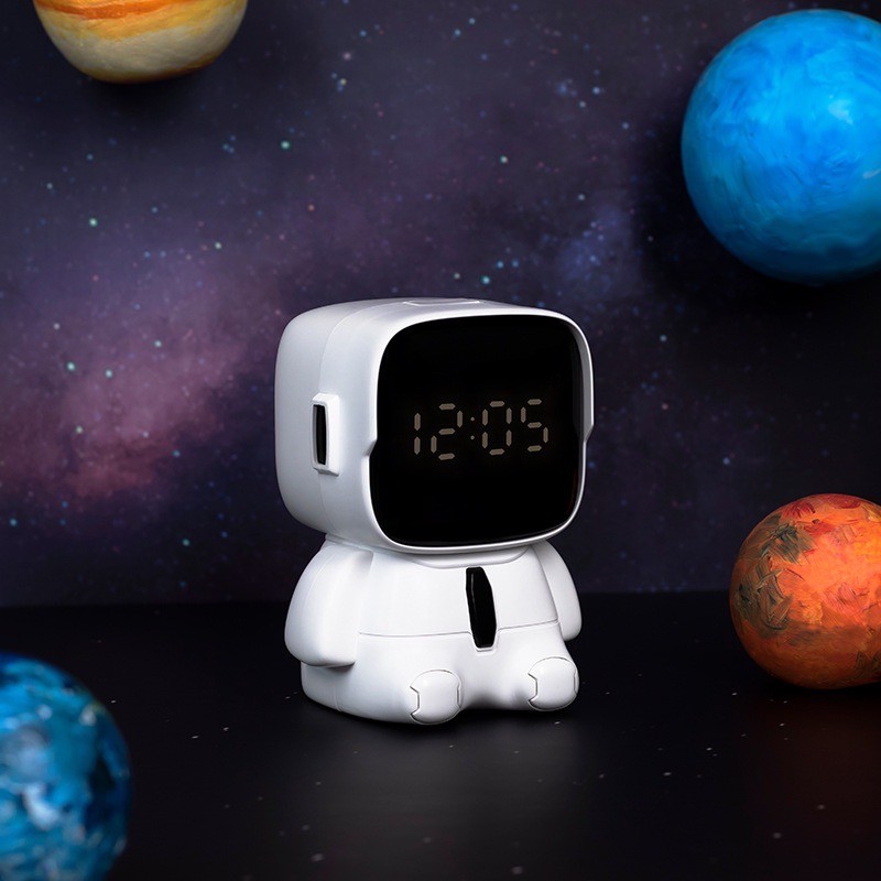 นาฬิกาปลุกตั้งโต๊ะ Astronaut Big Head Alarm Clock