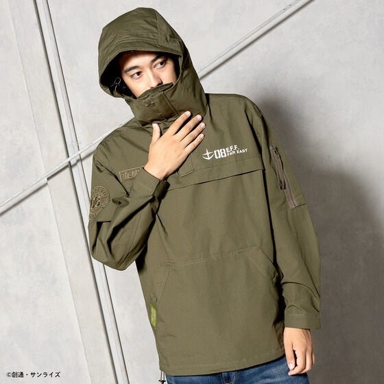 PRE-ORDER : STRICT-G.ARMS "Mobile Suit Gundam: The 08th MS Team" Anorak Hoodie