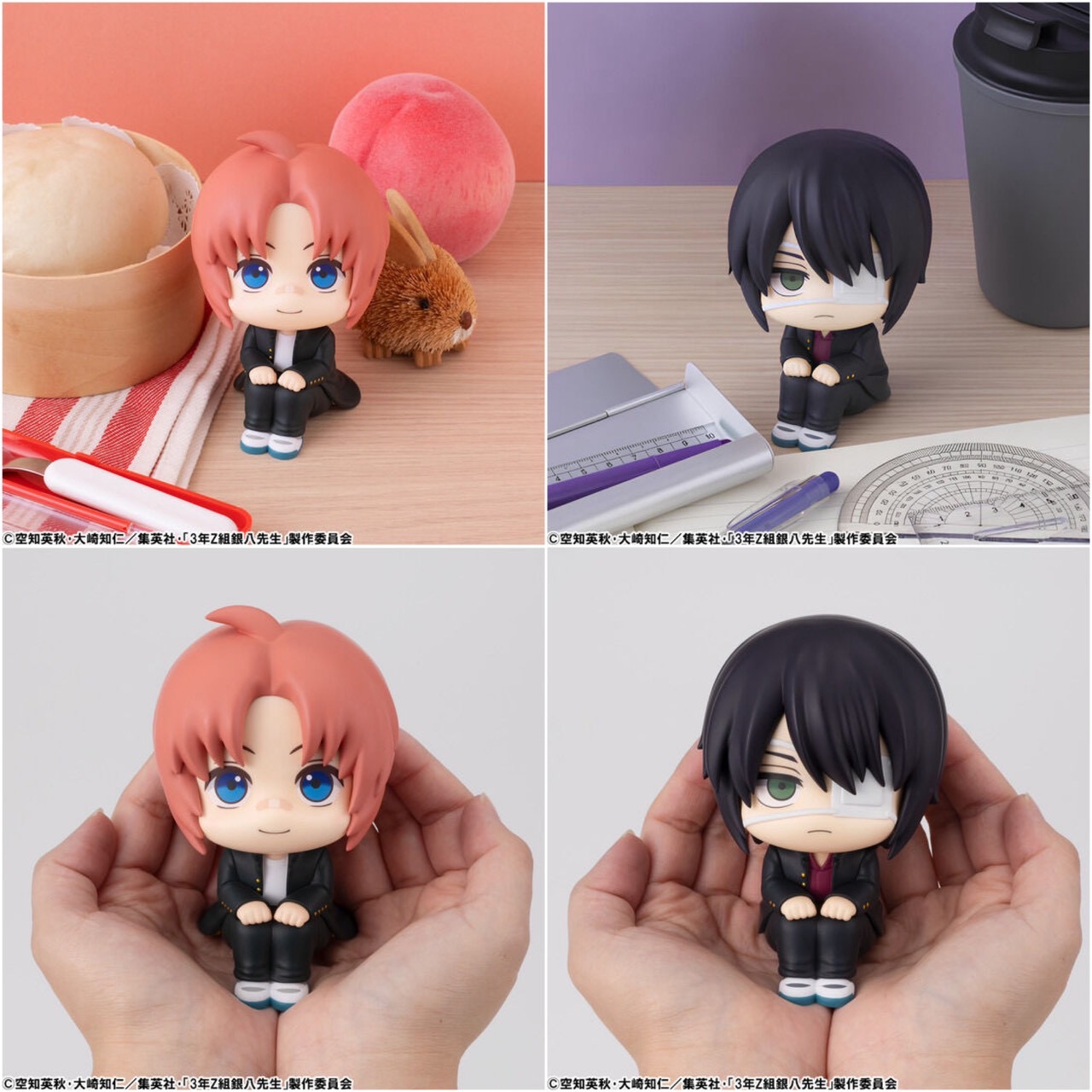 PRE-ORDER : Rukappu 3rd Year Class Z Ginpachi-Sensei Takasugi Shinsuke & Kamui Set [Includes Limited Edition Drawstring Bag]