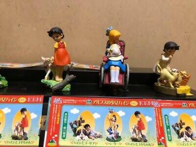 กาชาปอง Kaiyodo Movic K&M Mini Vignette Series The World Masterpiece Theater: Heidi, A Girl of the Alps Gashapon (Set of 5) by Kaiyodo