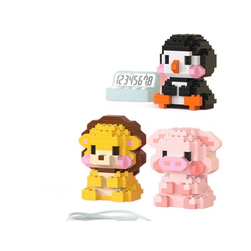 ตัวต่อนาโน Size M - Lele Brother - W 1501 Aaggrieved Animal