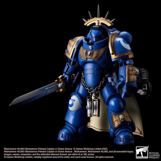 PRE-ORDER : WARHAMMER 40,000 ULTRAMARINES PRIMARIS CAPTAIN IN GRAVIS ARMOUR