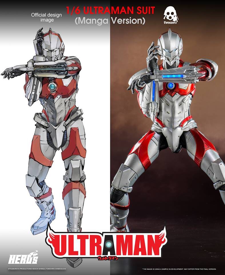 PRE-ORDER : Ultraman Suit (Anime Version) 1/6 Scale Collectible Figure By THREEZERO