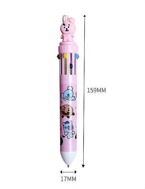 ปากกาลูกลื่น BT21 10สี ขนาด 0.5mm 29฿ 💥💥