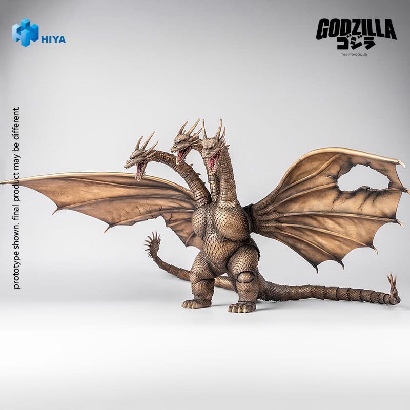Pre-order : EXQUISITE BASIC Series Godzilla vs. King Ghidorah (1991): King Ghidorah Battle Damaged Ver. Action Figure by Hiya Toys