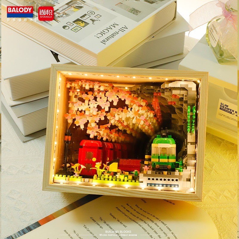 ตัวต่อไซส์ Jumbo Balody 16359 / 21235 - Frame of Memory (มีไฟ)