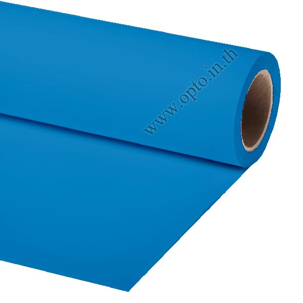 Blue Paper Background Backdrop 2.72x11m. for Chromakey ฉากกระดาษสีฟ้า Seamless Paper No.06