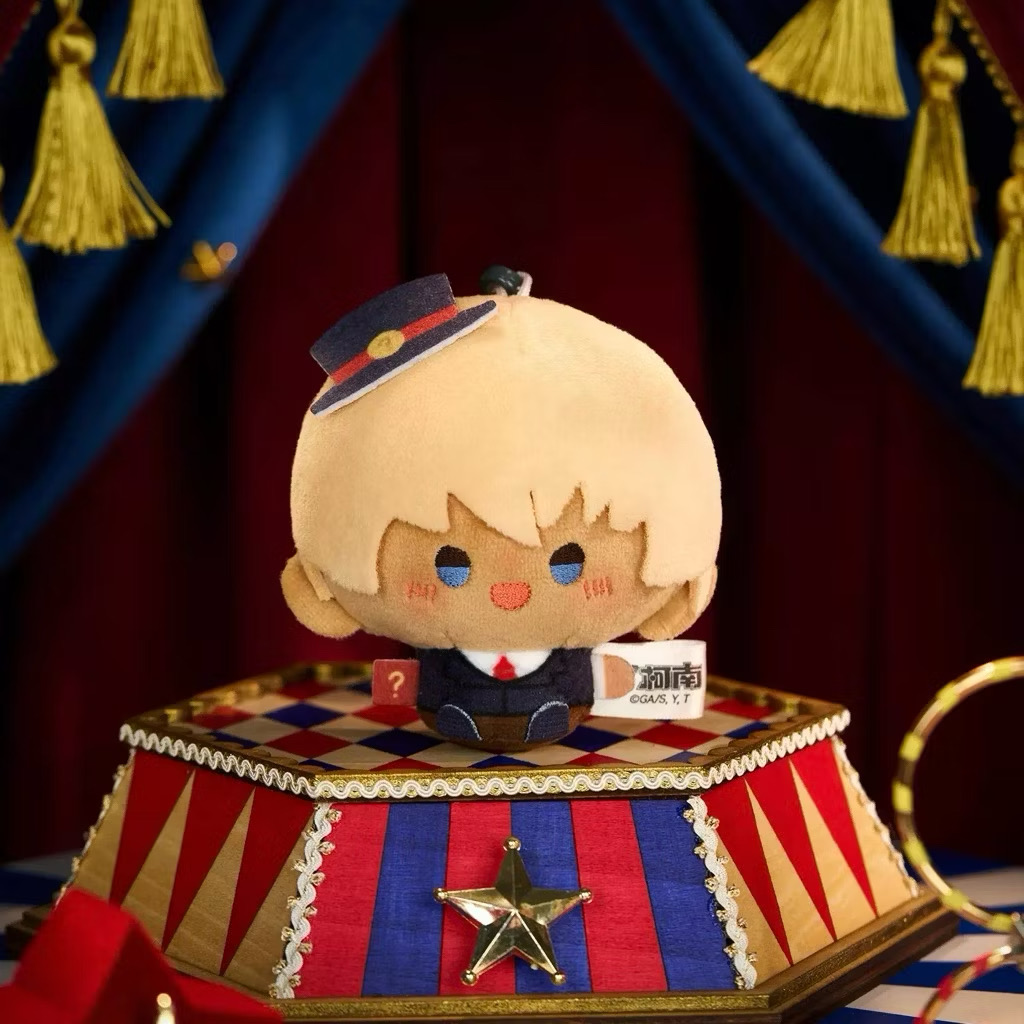 ตุ๊กตาพวงกุญแจ MINIDOLL - Detective Conan - Magic Stage Series - Round Keychain Plush Toy by SCLA