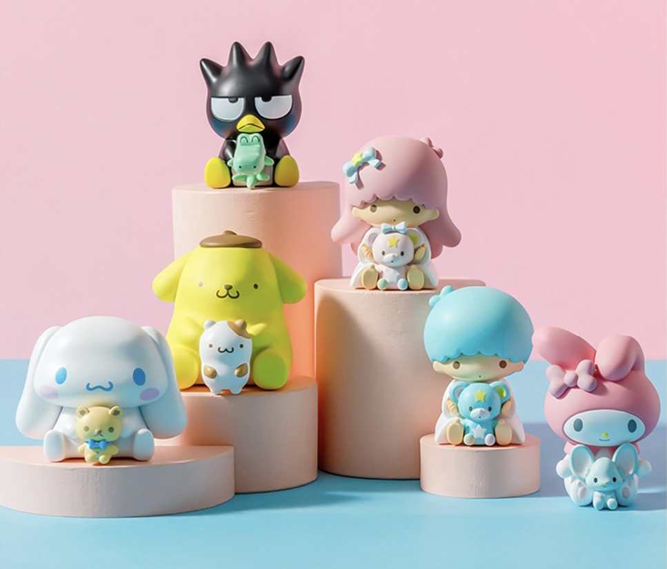 Blind Box ได้1ตัวแบบสุ่ม - Sanrio Characters with Friends Series by Miniso (Set of 6+1secret)