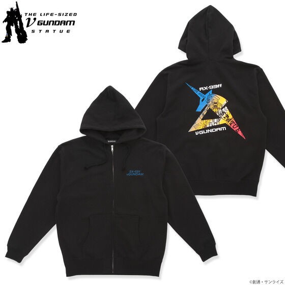 PRE-ORDER : Life-sized νGundam Statue Zip Hoodie