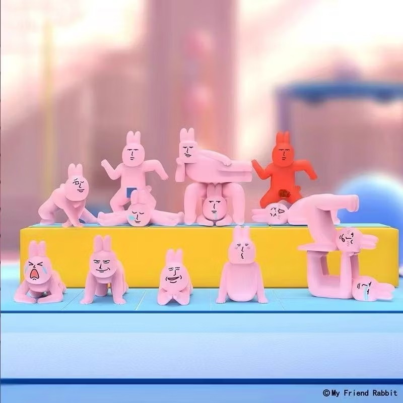 โมเดล น้องกระต่ายท่ายาก ได้ 1 ตัว | My Friend Rabbit Magic Yoga Series