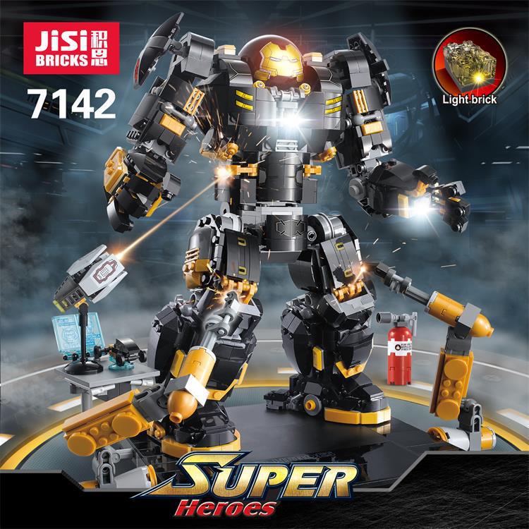 Jisi 7142 Iron Man The Hulkbuster: Ultron Edition 1697pcs