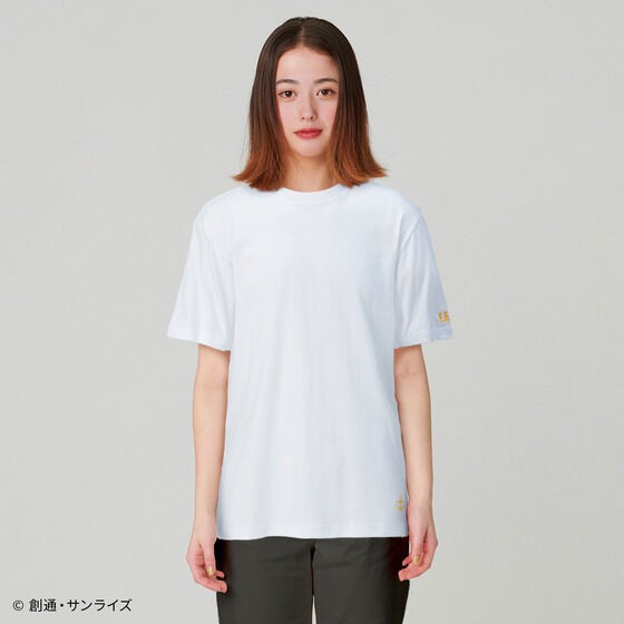 PRE-ORDER : Mobile Suit Gundam Mark Basic Line Embroidery T-shirt