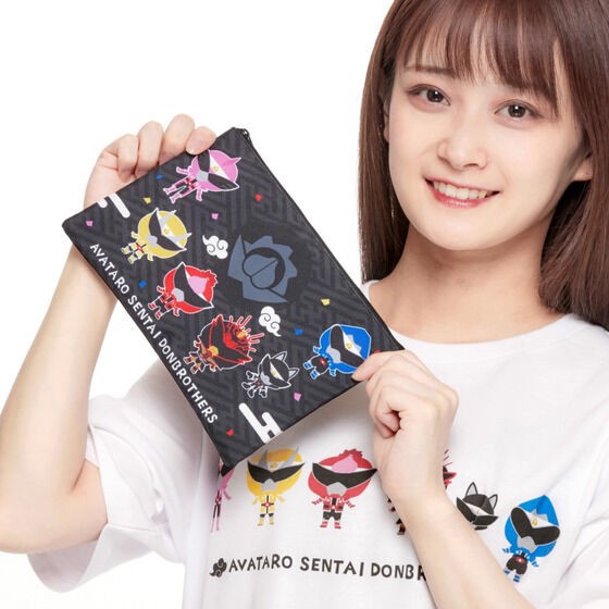 PRE-ORDER : Avataro Sentai Donbrothers Deformed Flat Pouch