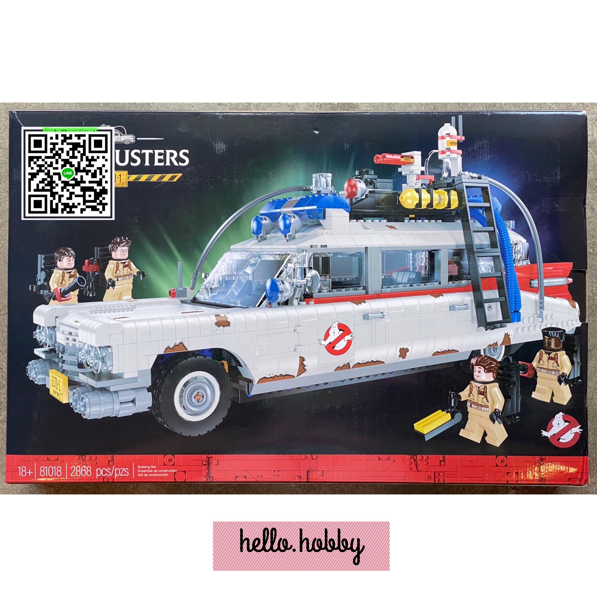 81018 GHOSTBUSTERS ECTO-1 2868pcs