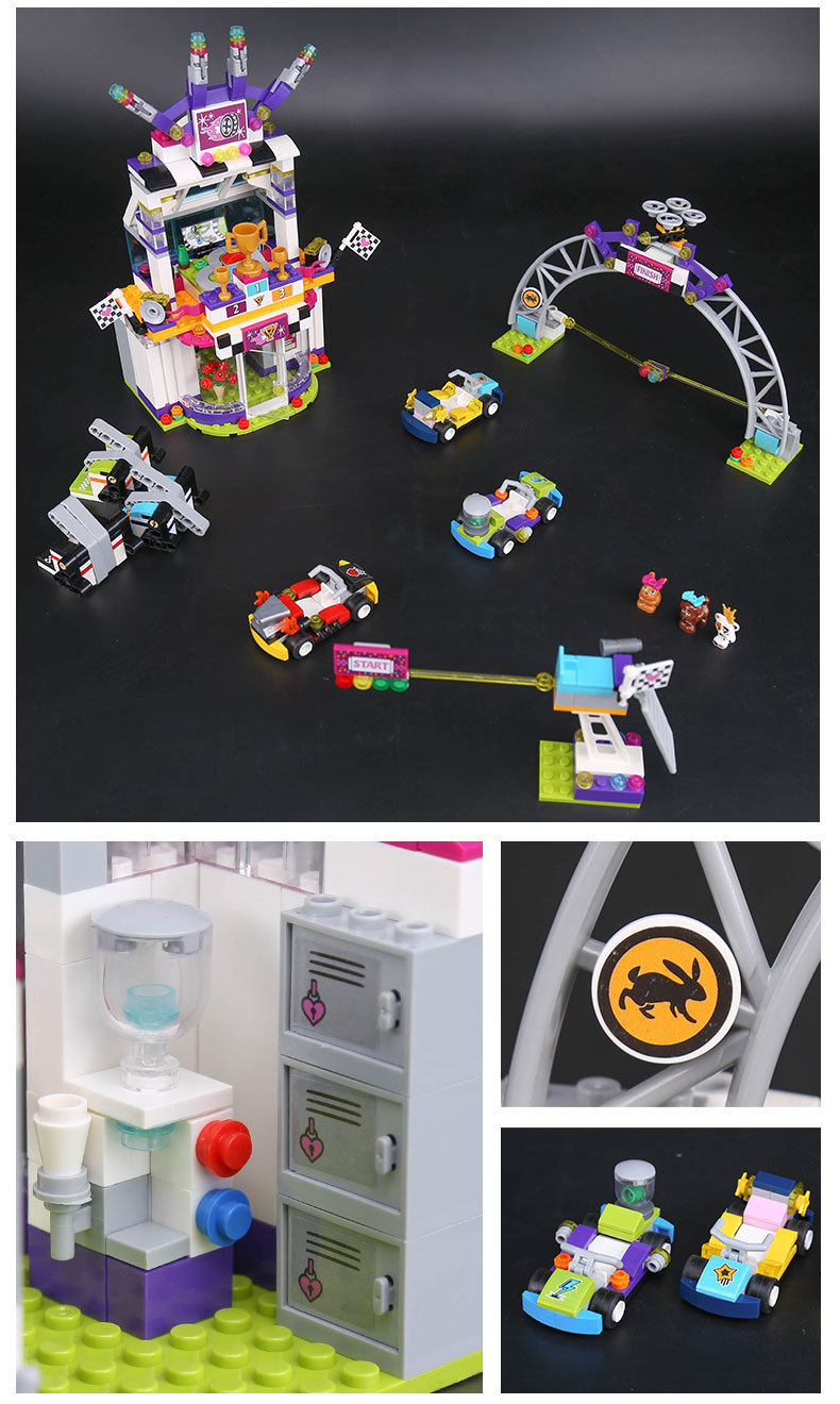 Lepin 01072 Friends The Big Race Day 725pcs