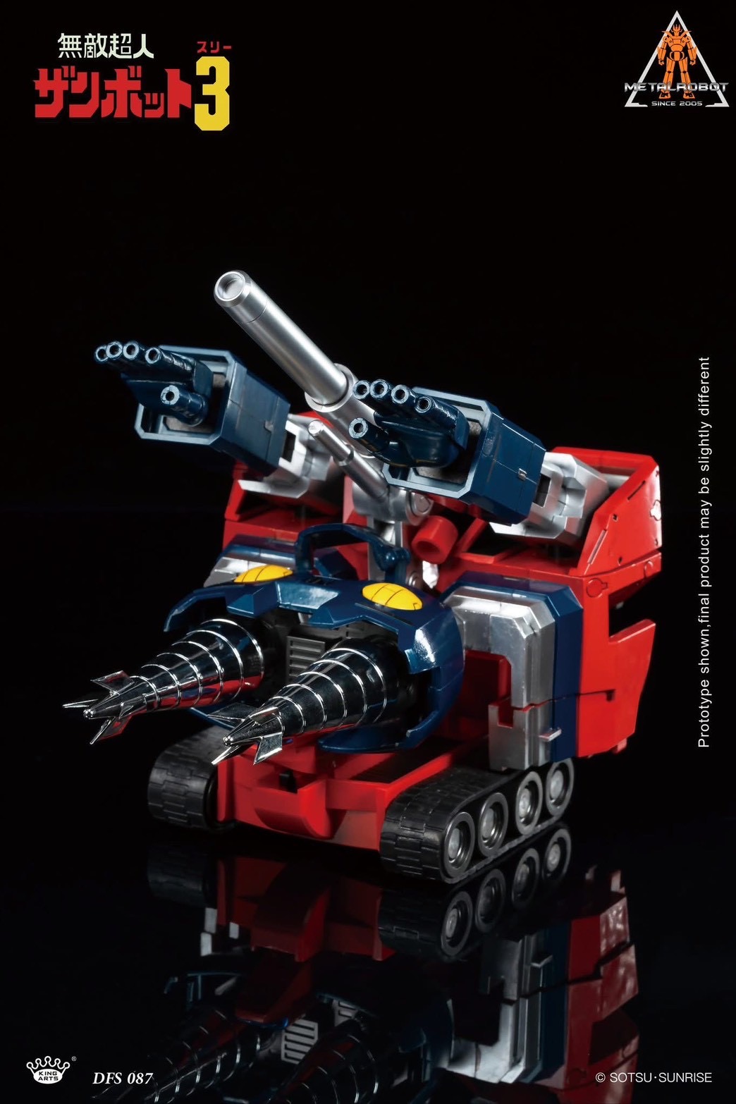 Pre-order : Invincible Super Man Zambot 3 Diecast Action Figure by King Arts