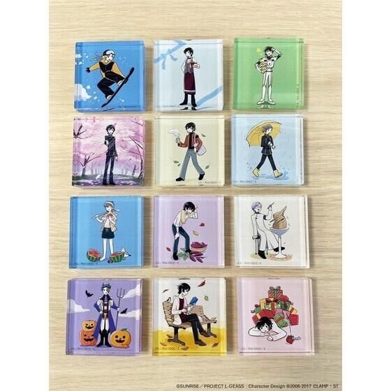 PRE-ORDER : Code Geass Lelouch of the Rebellion Petit Yuru Code Geass Life Miniature Acrylic Block (24 types)