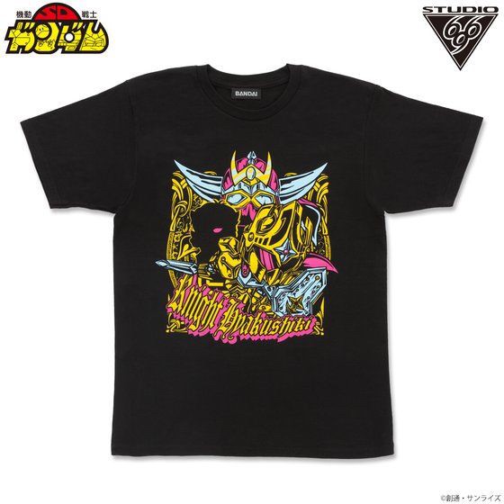 PRE-ORDER : SD Gundam T-shirt feat.STUDIO696 Design Golden Knight