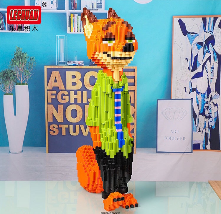 Super jumbo - lechuan Lc 67101 zootopia Nick 5481pcs (แบบเฟือง)