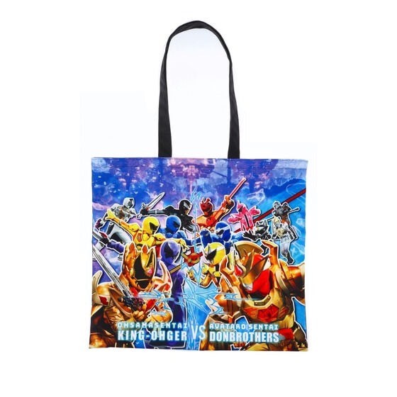 PRE-ORDER : "King-Ohger VS Donbrothers" "King-Ohger VS Kyoryuger" Luxurious 2 Features Tote Bag (Horizontal)
