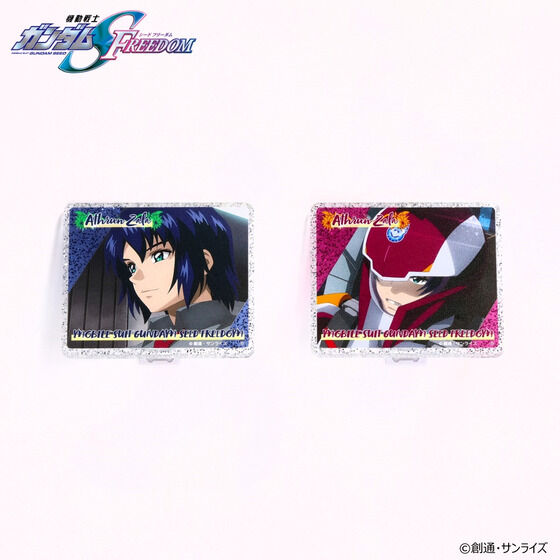 PRE-ORDER : Mobile Suit Gundam SEED FREEDOM Athrun Zala Birthday Series Glitter Clip Acrylic Stand / Charm (2 types)