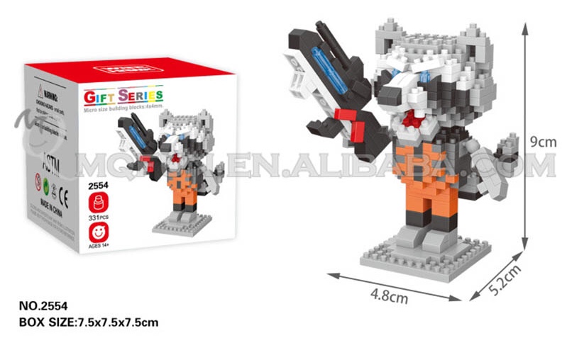 Wise Hawk 2554 Avengers Rocket Raccoon 331pcs