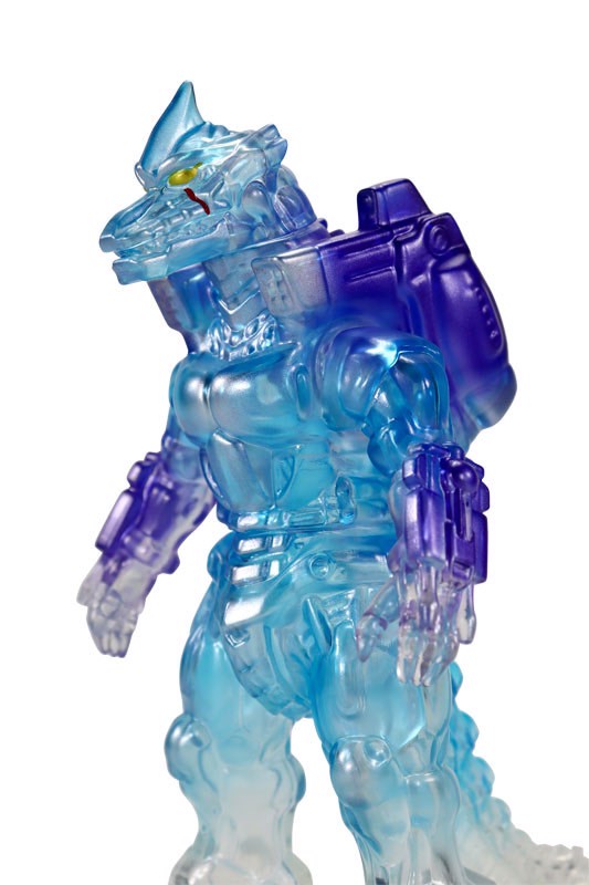 Godzilla - CCP Middle Size Series Godzilla EX Vol.5 Mechagodzilla (2002) Clear Blue Ver. Soft vinyl by CCP (Lot JP)