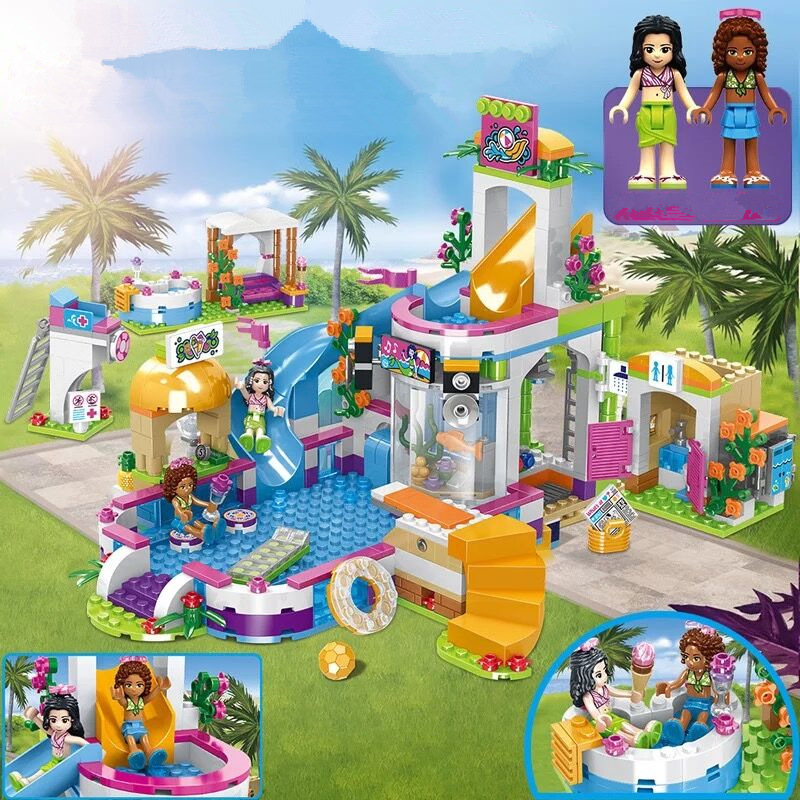 SX 3010 Friends HEARTLAKE SUMMER POOL 768pcs