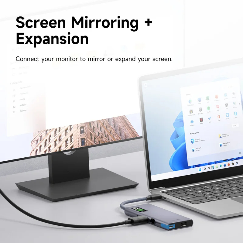 ส่งKerryจาก กทม Hagibis TSX series Multifunction Hub USB TypeC HDMI