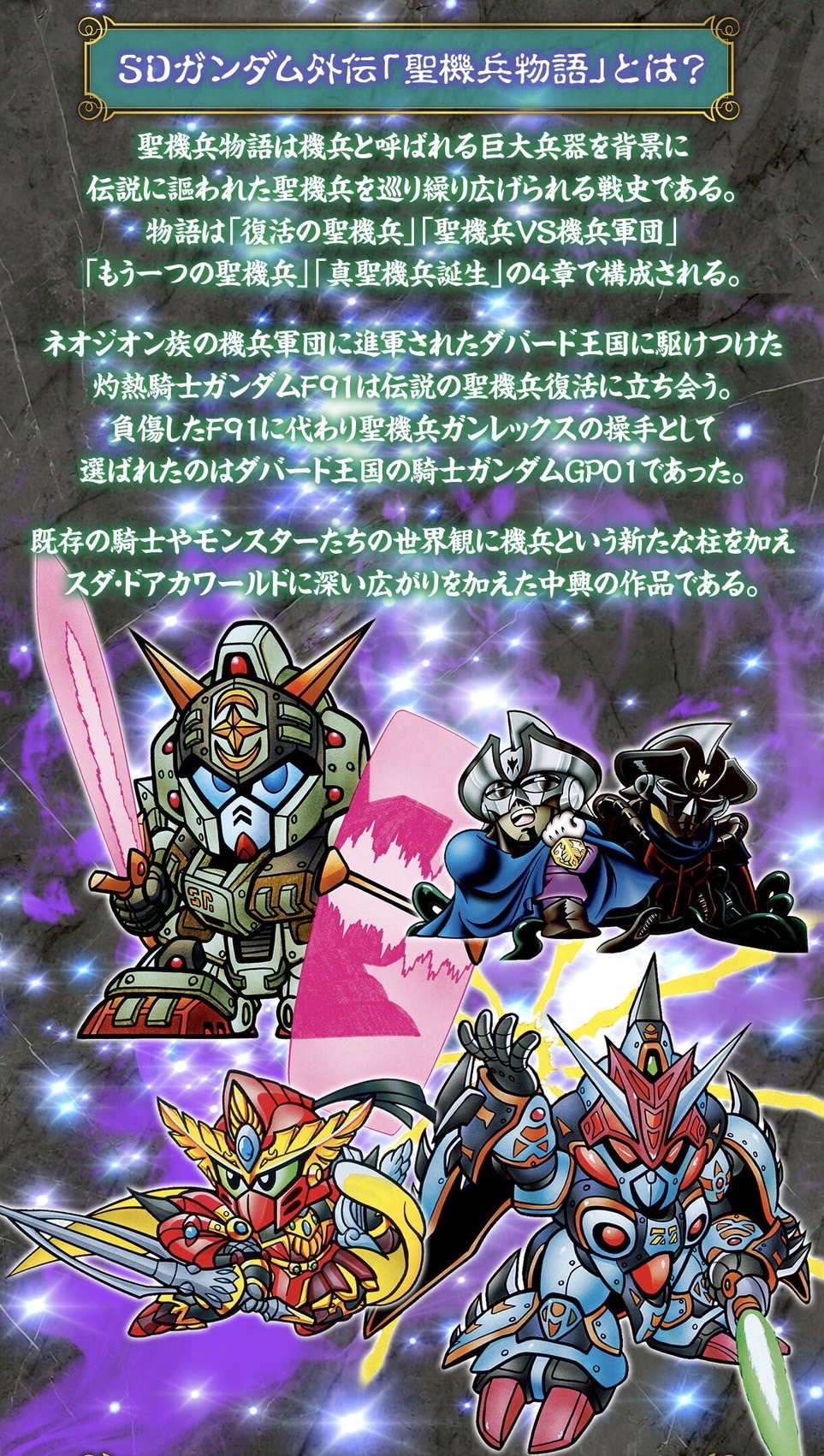 PRE-ORDER : SD Gundam Gaiden Seikihei Monogatari Superior Dragon Edition