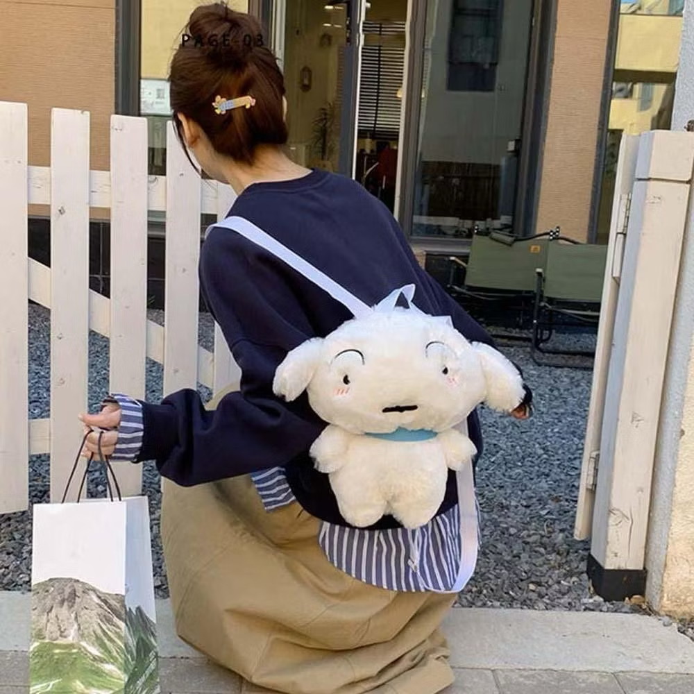 กระเป๋าเป้ตุ๊กตาชินจังลิขสิทธิ์แท้ Crayon Shinchan Doll Backpack by Youmai