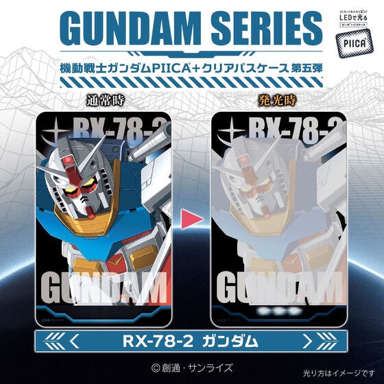 PRE-ORDER : Gundam Series PIICA+ Clear Pass Case Vol.5