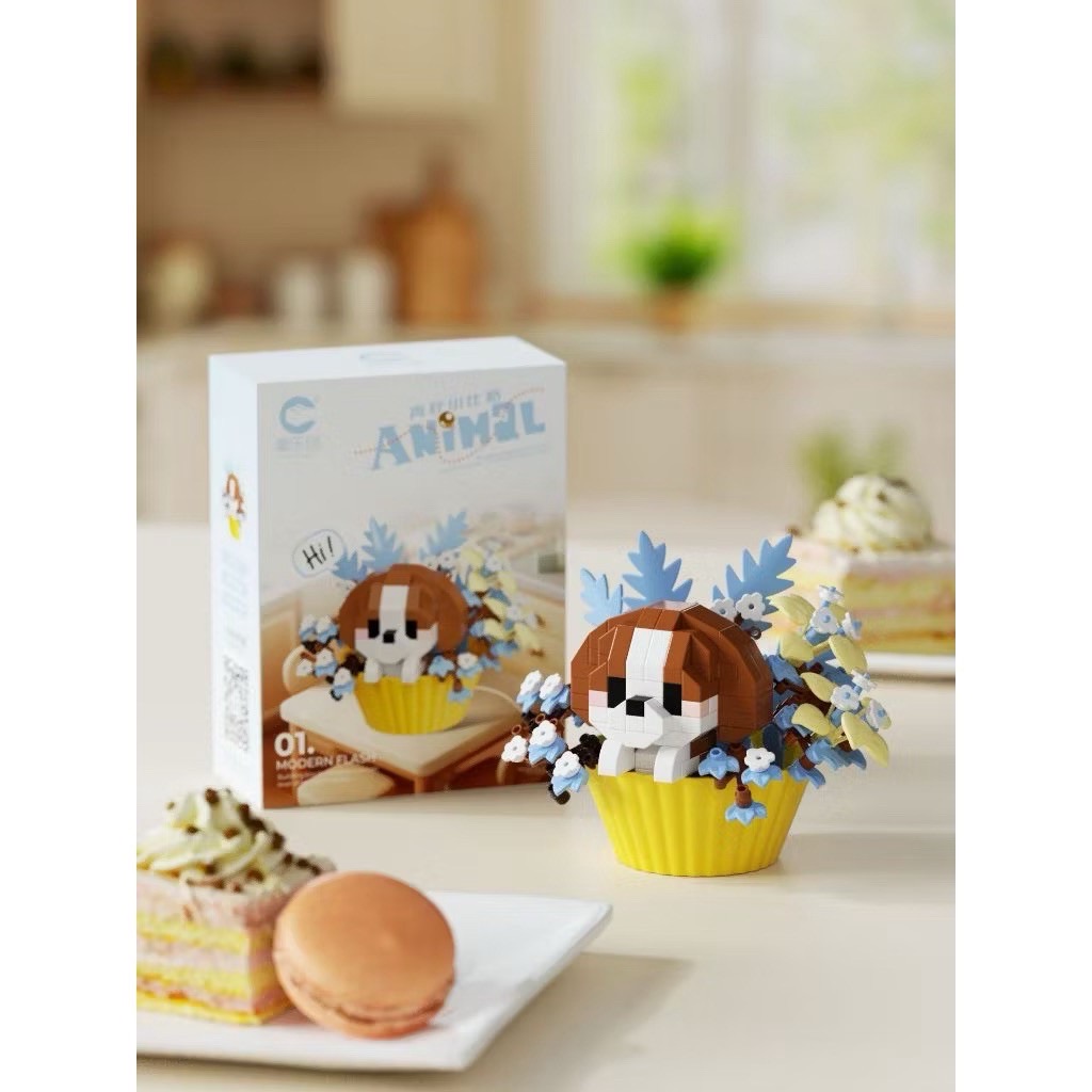 CLC Animal Cupcake ( สัตว์น้อยในกระถาง )