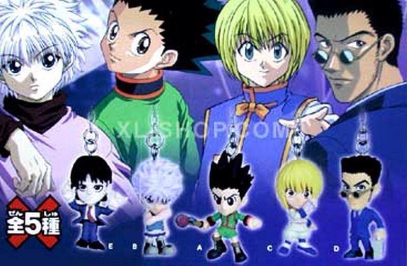 Hunter x Hunter Mascot Mini Figure Keychain 2 (Set of 5) by Banpresto